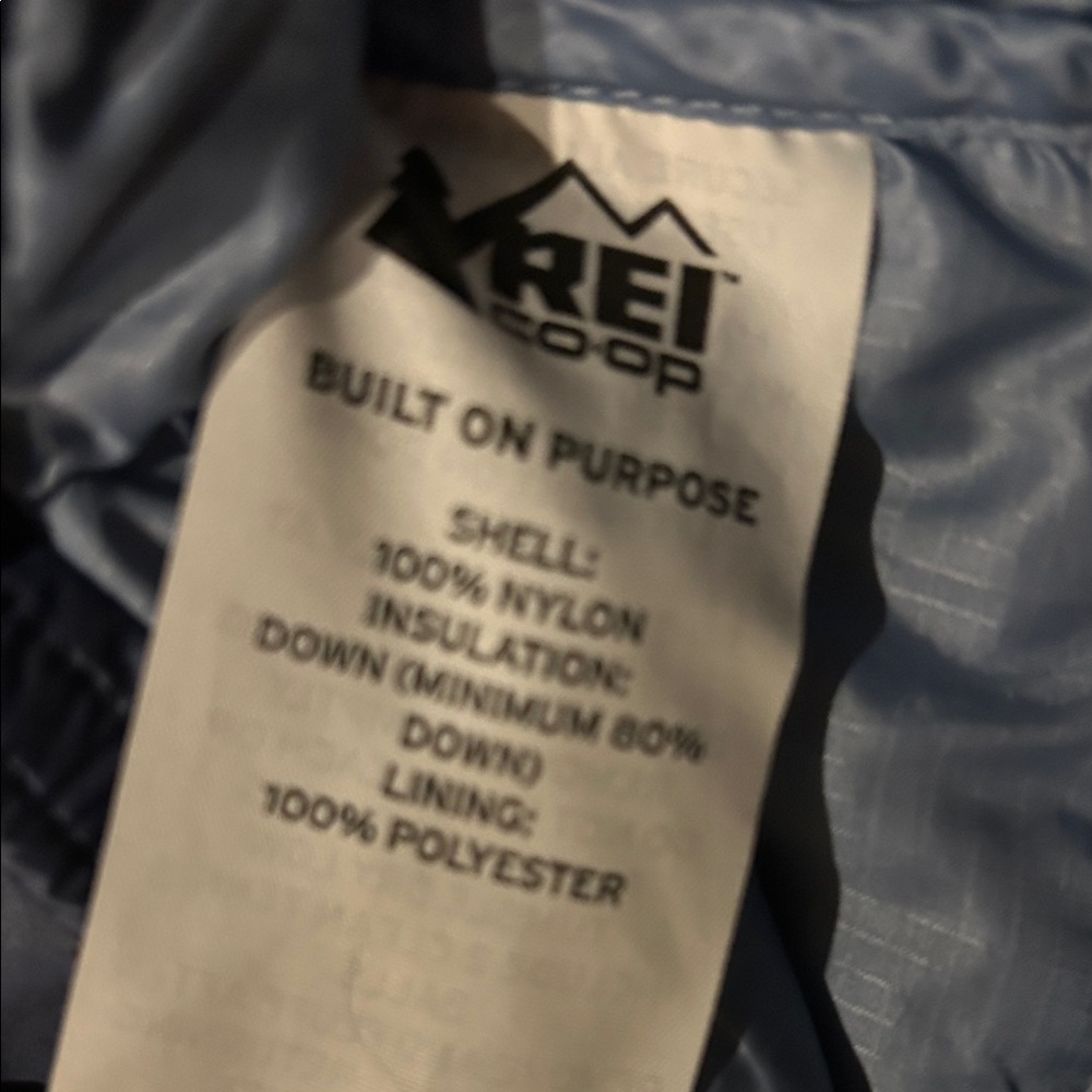 REI Women's Navy Puffer Jacket - Picture 3 of 6